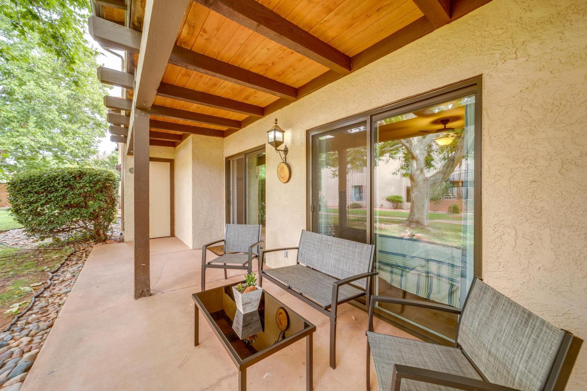 Apartmán Cozy Sedona Oasis With Pool And Hot Tub Access! Exteriér fotografie